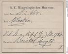 Etiketten zu Coelestin (NHMW-MIN-Ac668)